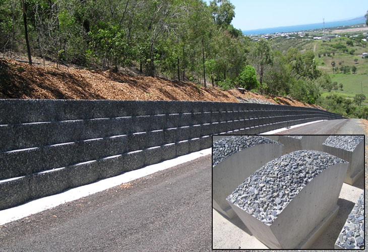 Rockblock Walls Yeppoon from Barlows Earthmoving, Rockhampton, Queensland